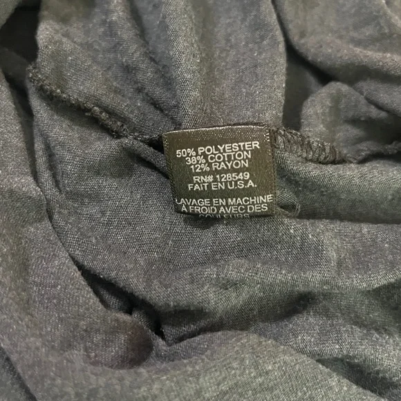 Aviator Nation. Unisex M Surf Naked Tee in Charcoal Gray - Picture 9 of 9